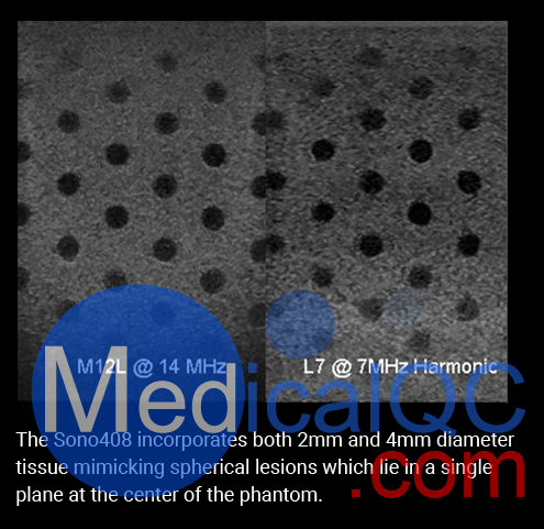 Gammex Sono408球形病變體模，Gammex Sono408模體