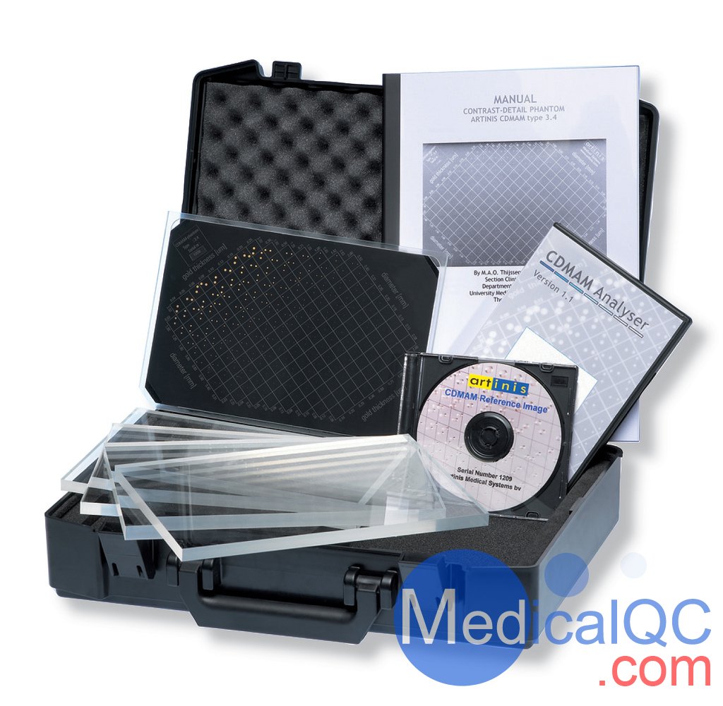 荷蘭Artinis CDMAM乳腺模體，CDMAM乳腺機(jī)成像低對比度閾值檢測模體