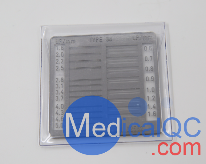 Type38高分辨測試卡，Type 81高分辨測試卡，二度星卡，X射線檢測用線對卡