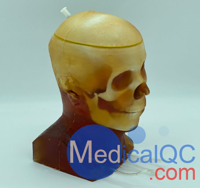 HD-C03成人頭模，HD-C03血管造影頭模，HD-C03頭部模體實拍圖